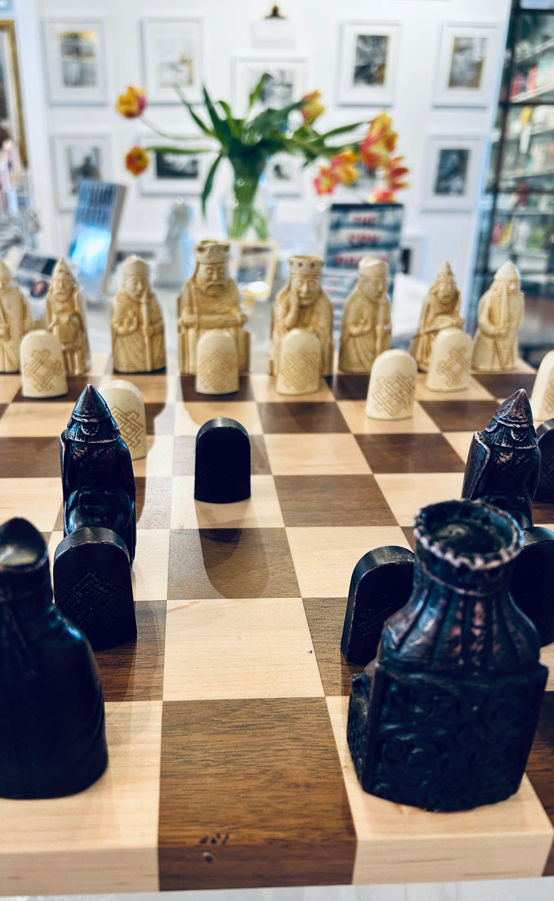 Isle of Lewis Chess Set & Board