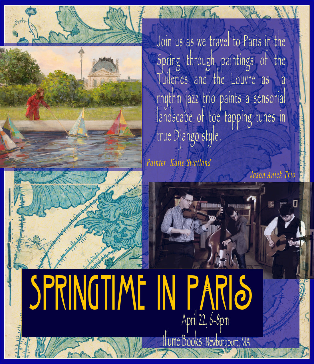 Springtime In Paris  |  April 22nd 6pm