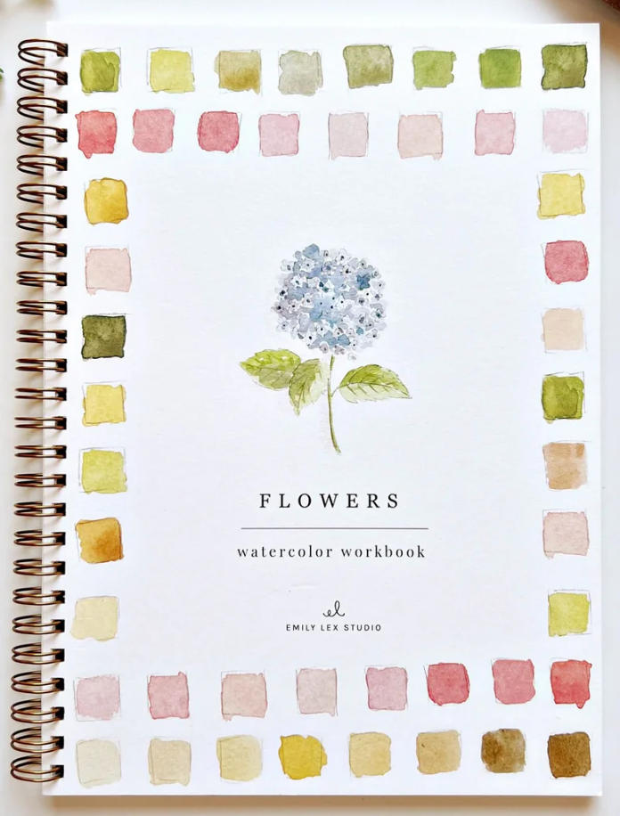 Emily Lex Watercolor Workbook & Art Philosophy Confetti Watercolor Set