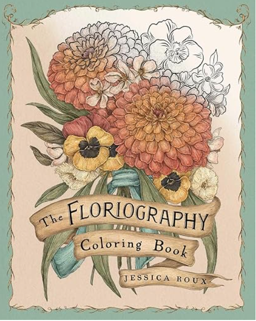 The Floriography Coloring Book