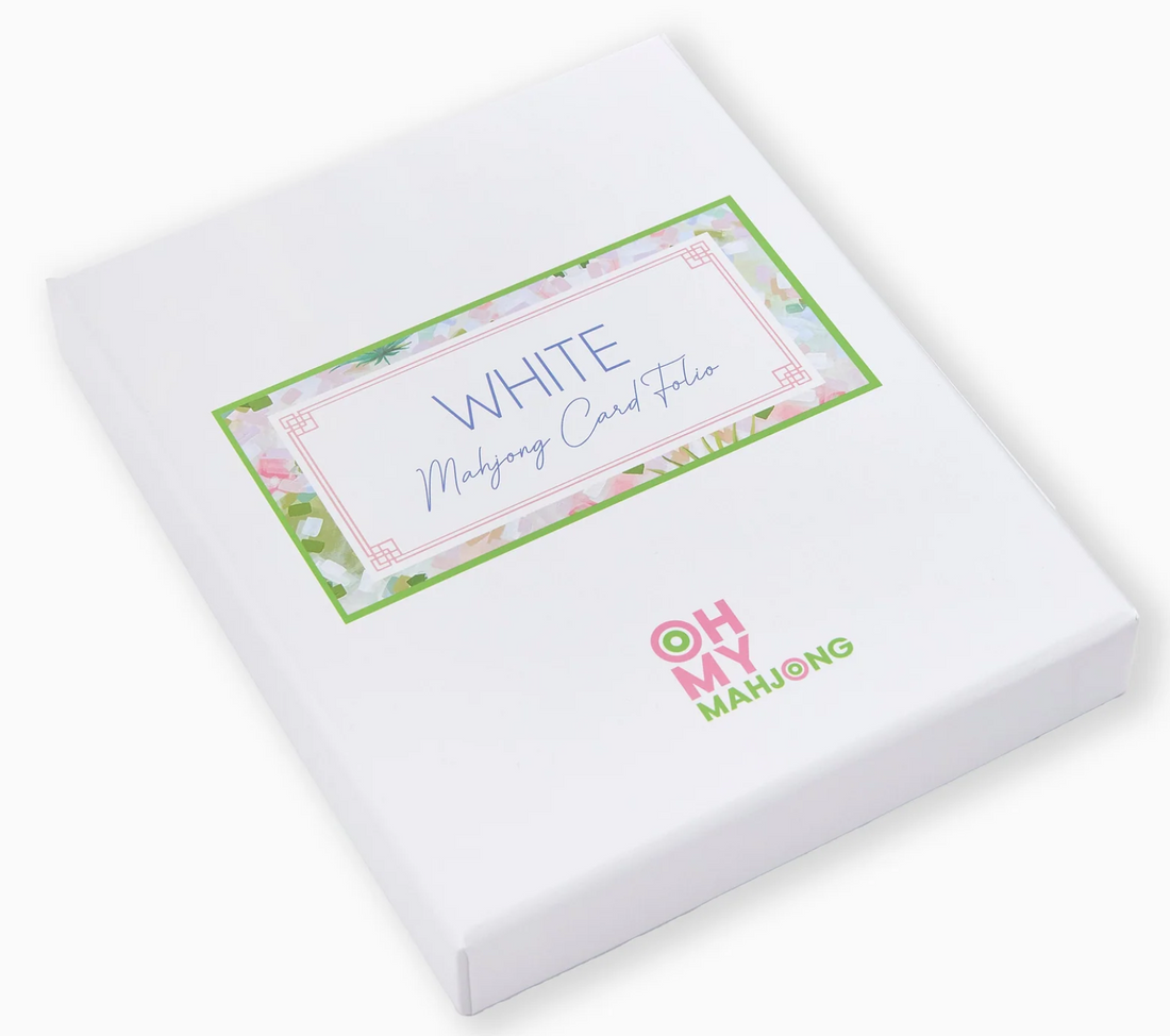 Oh My Mahjong White Mahjong Card Folio