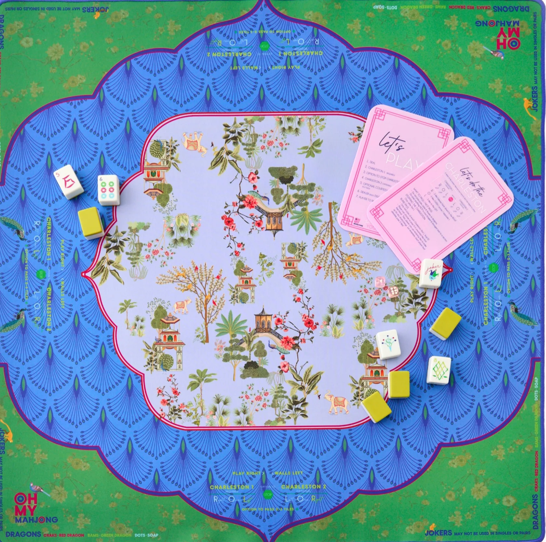 Darjeeling Mahjong Mat - Oh My Mahjong