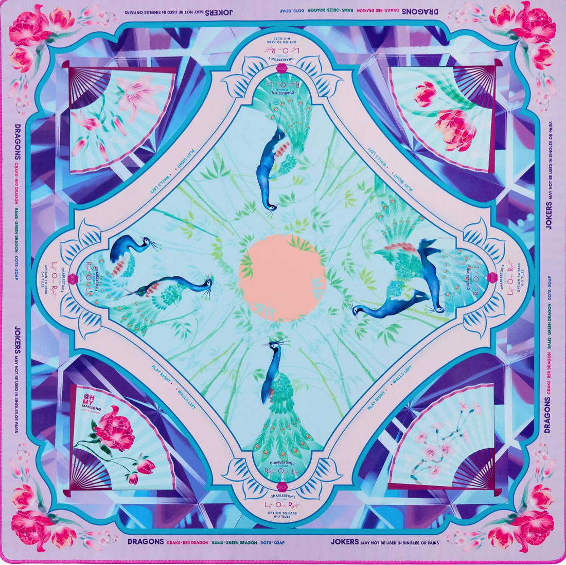 Amethyst Mahjong Mat - Oh My Mahjong