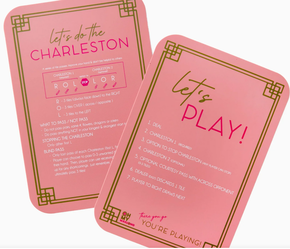 Coral Tile Shufflers - Oh My Mahjong