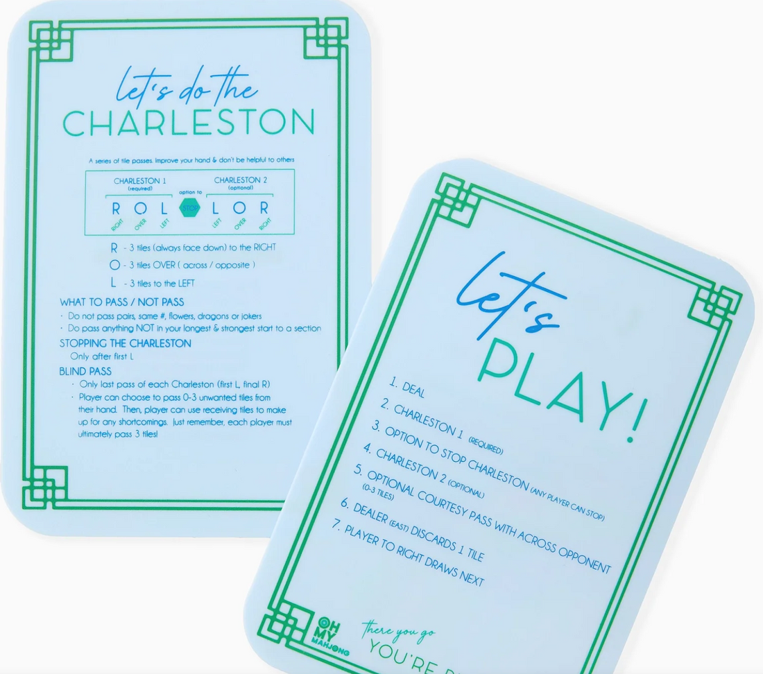 Light Blue Tile Shufflers - Oh My Mahjong