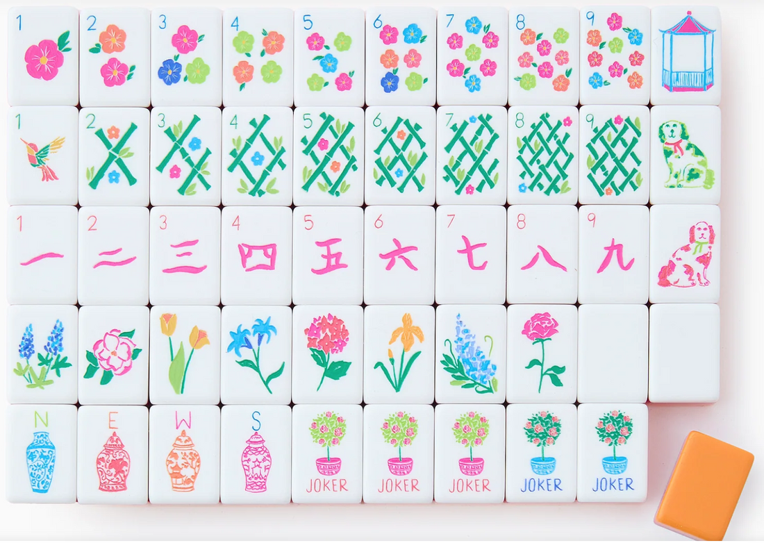 Sunset Mahjong Tiles - Oh My Mahjong