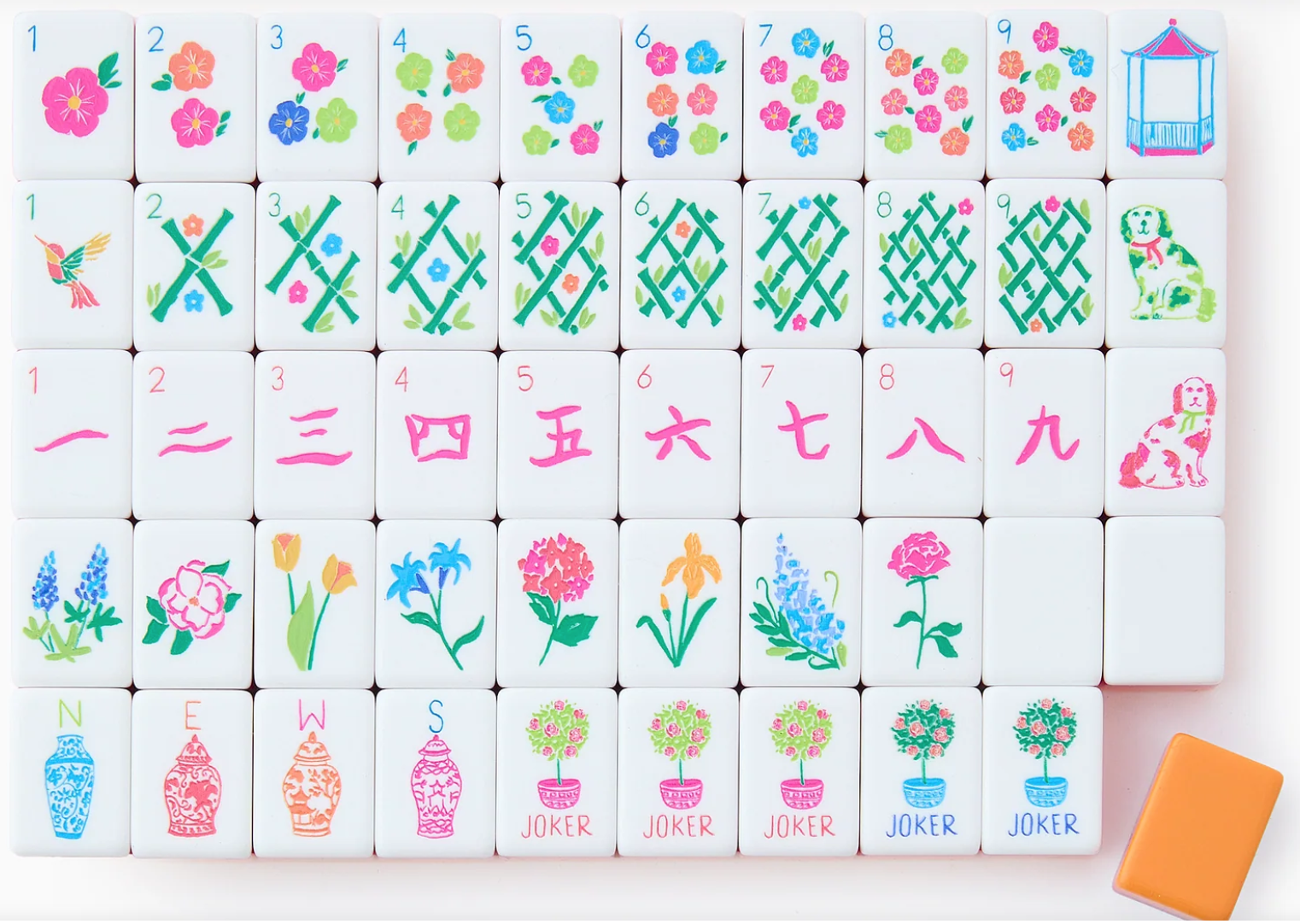 Sunset Mahjong Tiles - Oh My Mahjong