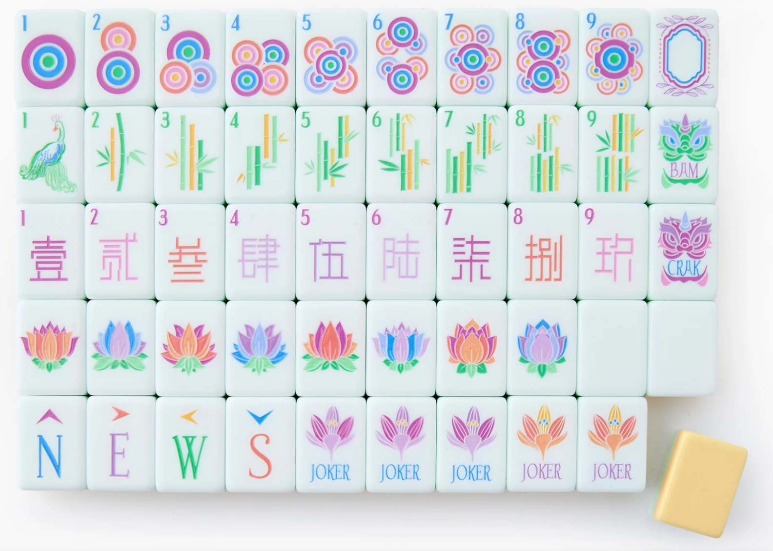 Sorbet Mahjong Tiles - Oh My Mahjong