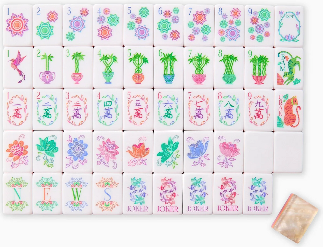 Pearlescent Mahjong Tiles