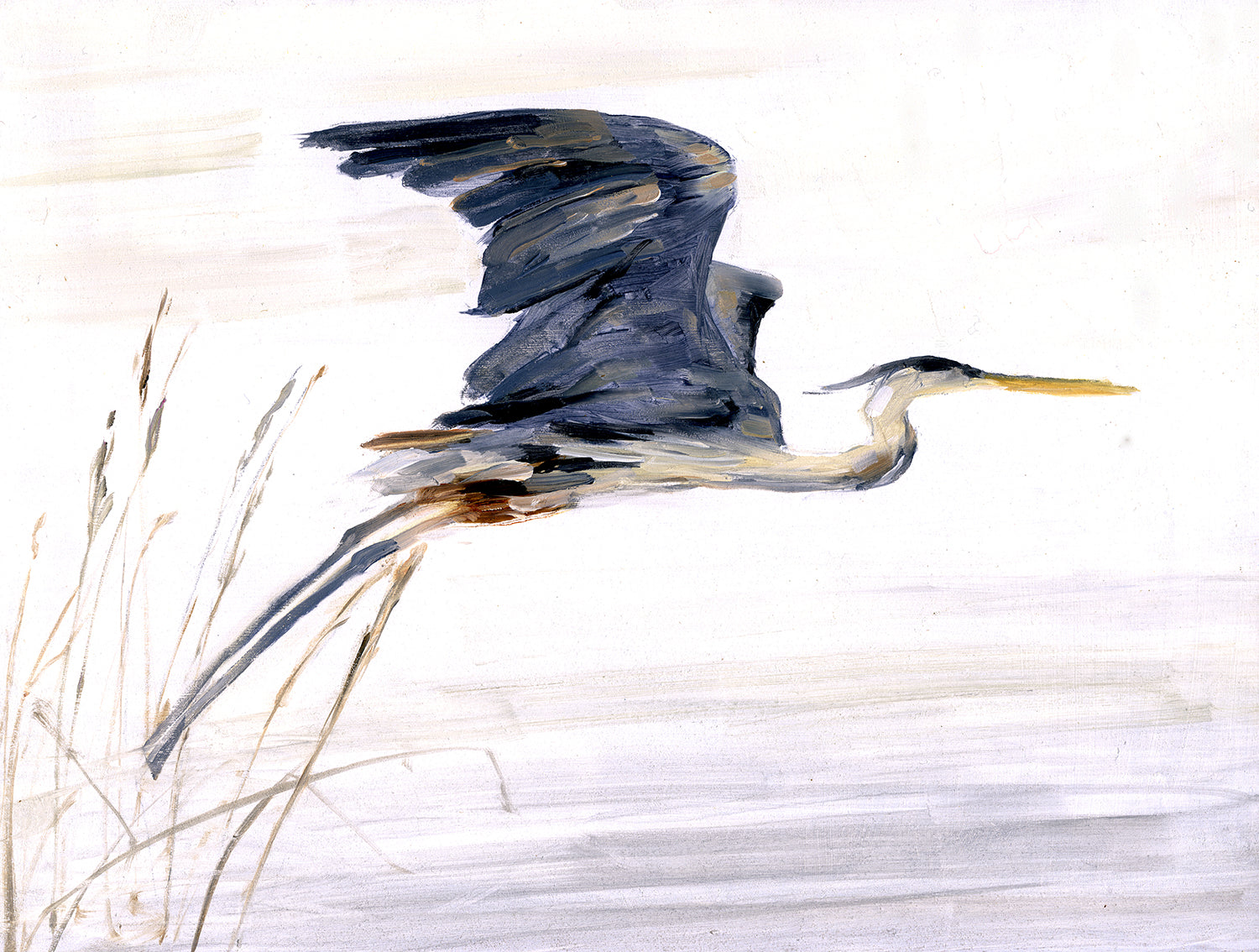 Blue Heron In Flight I