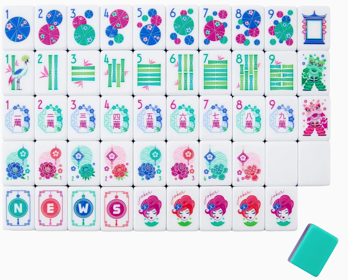 Seabreeze Mahjong Tiles - Oh My Mahjong